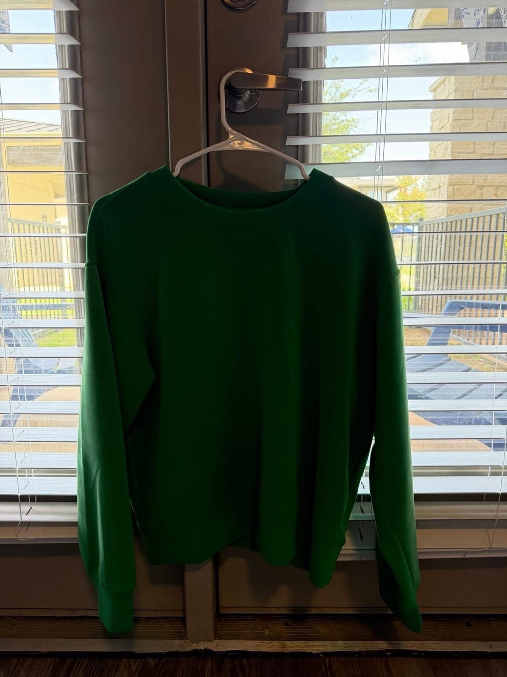 A New Day Emerald Green Crewneck Sweater